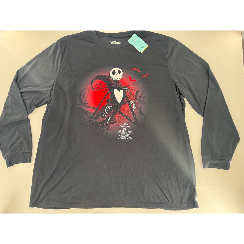 Disney Nightmare Before Christmas Jack Skellington Pajama Shirt Mens 3XB NWT